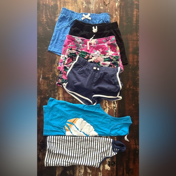 Kid girls summer tank and shorts bundle Size 7 - Picture 1 of 1